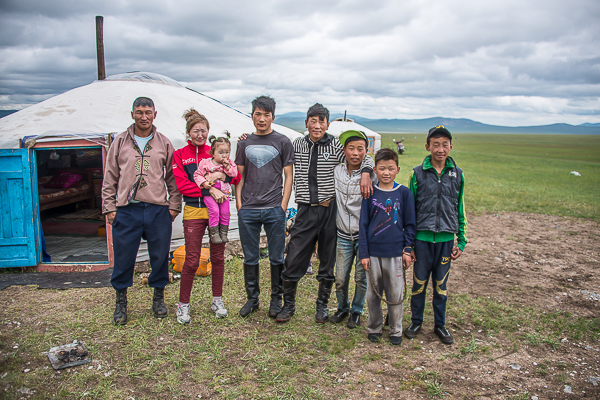 Nomaden In Der Mongolei